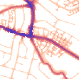 Daytime road noise heatmap for BR4 0AP