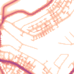 Daytime road noise heatmap for BR4 0AW