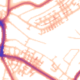 Daytime road noise heatmap for BR4 0BA