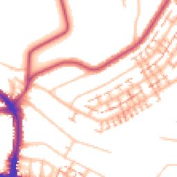 Daytime road noise heatmap for BR4 0BD