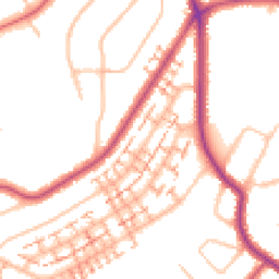 Daytime road noise heatmap for BR4 0BH
