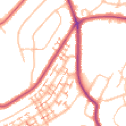 Daytime road noise heatmap for BR4 0BJ