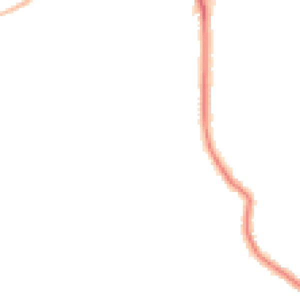 Night-time road noise heatmap for BR4 0BP