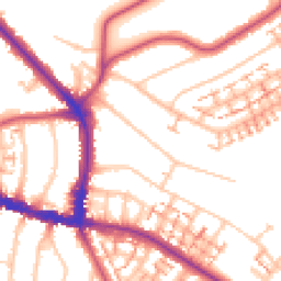 Daytime road noise heatmap for BR4 0DB
