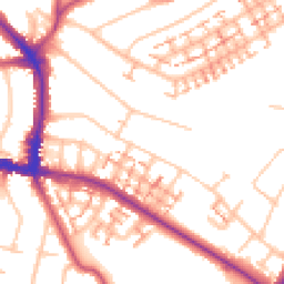 Daytime road noise heatmap for BR4 0DG