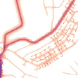 Daytime road noise heatmap for BR4 0DX