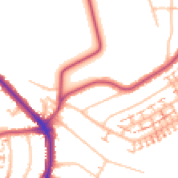 Daytime road noise heatmap for BR4 0DY