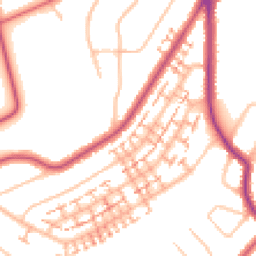 Daytime road noise heatmap for BR4 0EA