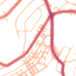 Daytime road noise heatmap for BR4 0EB
