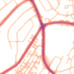 Daytime road noise heatmap for BR4 0ED