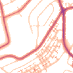 Daytime road noise heatmap for BR4 0ER