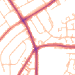 Daytime road noise heatmap for BR4 0HS