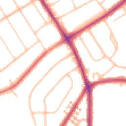 Daytime road noise heatmap for BR4 0HU