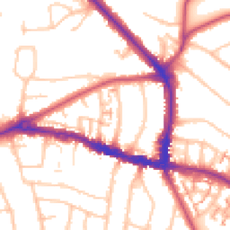 Daytime road noise heatmap for BR4 0JN