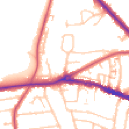 Daytime road noise heatmap for BR4 0LG