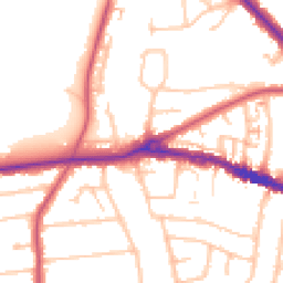 Daytime road noise heatmap for BR4 0LQ