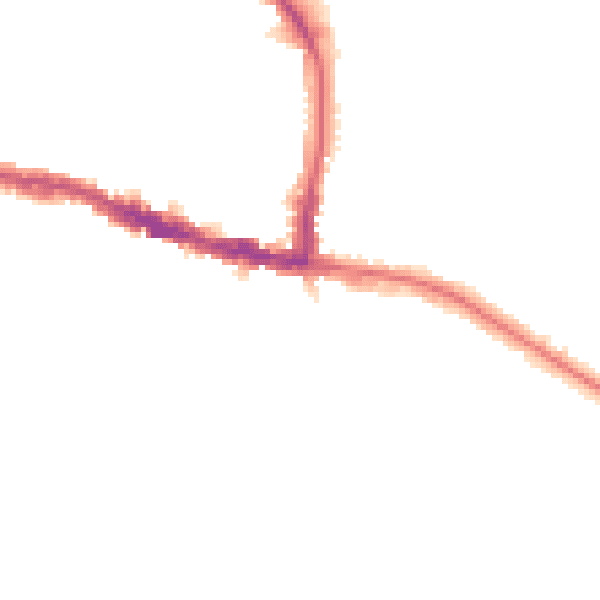 Night-time road noise heatmap for BR4 0LY