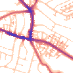 Daytime road noise heatmap for BR4 0QP