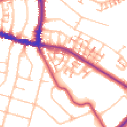 Daytime road noise heatmap for BR4 0RW