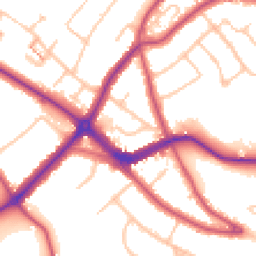 Daytime road noise heatmap for BR4 9AU