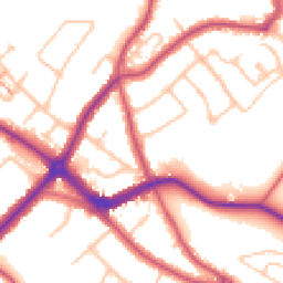 Daytime road noise heatmap for BR4 9BU