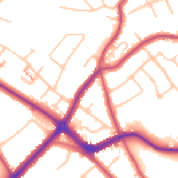 Daytime road noise heatmap for BR4 9BW