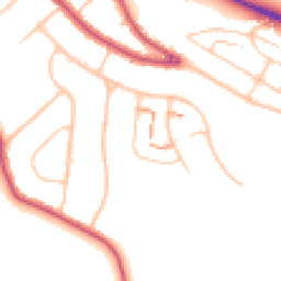 Daytime road noise heatmap for BR4 9EE