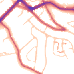 Daytime road noise heatmap for BR4 9ET