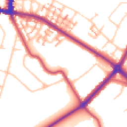 Daytime road noise heatmap for BR4 9FJ