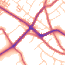 Daytime road noise heatmap for BR4 9HT