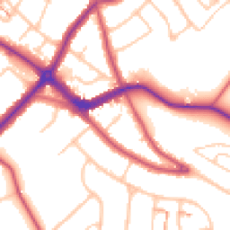 Daytime road noise heatmap for BR4 9JL