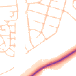 Daytime road noise heatmap for BR4 9LG