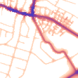 Daytime road noise heatmap for BR4 9LP