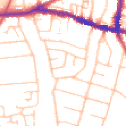 Daytime road noise heatmap for BR4 9NT