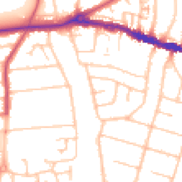 Daytime road noise heatmap for BR4 9PH