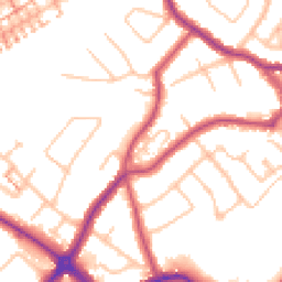 Daytime road noise heatmap for BR4 9QQ