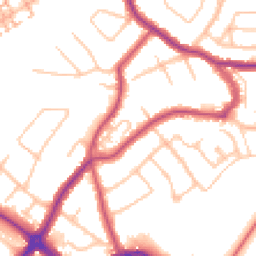 Daytime road noise heatmap for BR4 9QS