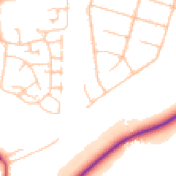 Daytime road noise heatmap for BR4 9RA