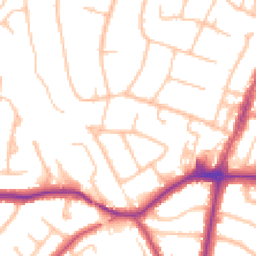 Daytime road noise heatmap for BR6 0AD