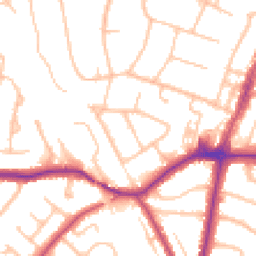 Daytime road noise heatmap for BR6 0AE