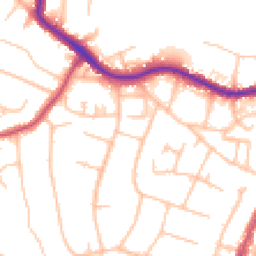 Daytime road noise heatmap for BR6 0AX