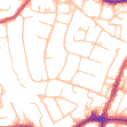 Daytime road noise heatmap for BR6 0BA