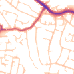 Daytime road noise heatmap for BR6 0BH