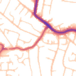 Daytime road noise heatmap for BR6 0BL