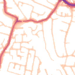 Daytime road noise heatmap for BR6 0BS