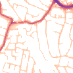 Daytime road noise heatmap for BR6 0BZ