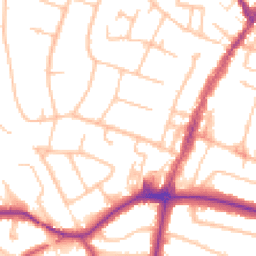 Daytime road noise heatmap for BR6 0DD