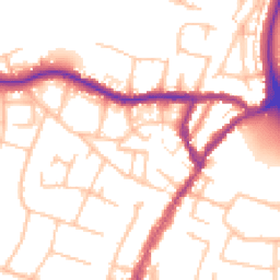 Daytime road noise heatmap for BR6 0DE