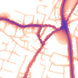 Daytime road noise heatmap for BR6 0DF
