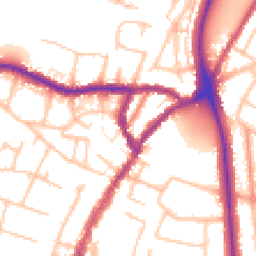 Daytime road noise heatmap for BR6 0DG